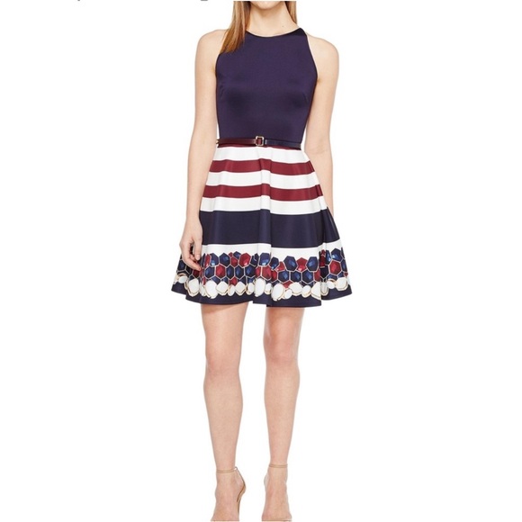 Ted Baker London Dresses & Skirts - Ted Baker London Annalie Rowing Stripe Skater Dress
